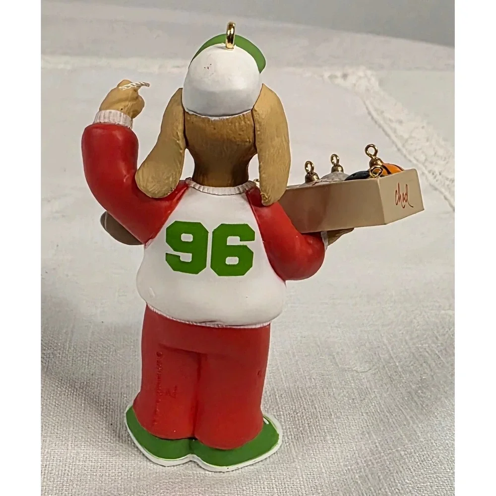 Hallmark Keepsake Ornament 1996 Fan-tastic Season Sports Dog Robert Chad QX6244